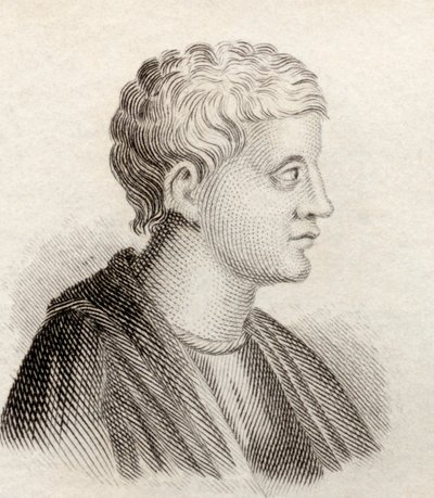 Quintus Horatius Flaccus, 1825 door English School